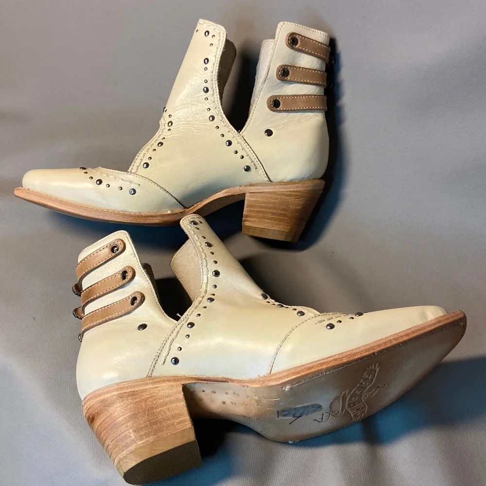 Freebird “Melody” Booties — Women US 9 — New, Handmade Leather - Picture 10 of 14